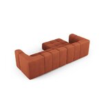 Oranžs stūra dīvāns francesca (milo casa)