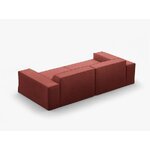 Vyšninės raudonos spalvos sofa „Jodie“ (micadoni)