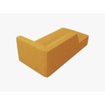 Kollane Väike Diivan Ruby (Micadoni)