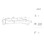 Stūra dīvāns (jodie)