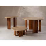 Круглый журнальный столик Клео (микадони)