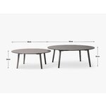 Kafijas galdiņa komplekts 2-daļīgs Salada (Micadoni)