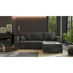 Светло-серый угловой диван-кровать (josua l) комфорт