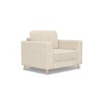 Light beige armchair bed bruno classic (bruno)