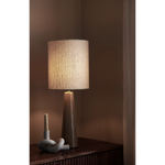 Smėlio spalvos stalo lempa (aaron)