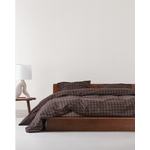 Pruun Mustriga Voodipesu Komplekt (Lauren) 210x220 + 2x 50x60