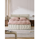 Beige velvet bed (dream) 200x200