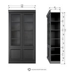 Musta vitriinikaappi (de eekhoorn), pienillä kosmeettisilla virheillä