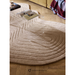 Бежевый шерстяной ковер 113x180 см (Ализа)