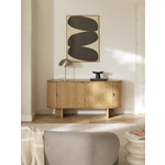 Light brown low cabinet (Zumi)