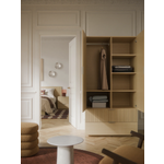 Light brown compact wardrobe (Sato)