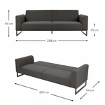 Grey Sofa Bed (Josephine)