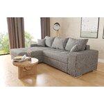 Светло-серый угловой диван-кровать (josua l) комфорт