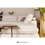 Dark brown 4-seater sofa with shelf (item) (copy)