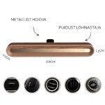 Medinis automobilio oro gaiviklis su juoduoju medumi + 10 ml (Vivin)