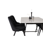 Rectangular dining set (estelle, velvet deluxe)