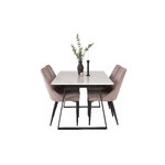 Rectangular dining set (estelle, leone)