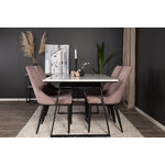 Rectangular dining set (estelle, leone)