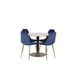 Round dining set (razzia, polar)