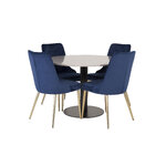 Round dining set (razzia, velvet deluxe)