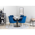 Round dining set (razzia, velvet deluxe)