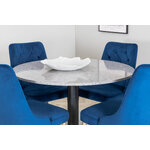 Round dining set (razzia, velvet deluxe)