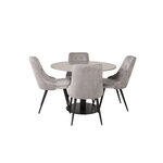 Round dining set (razzia, velvet deluxe)