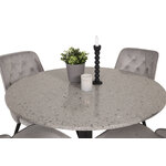 Round dining set (razzia, velvet deluxe)