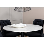 Round dining set (razzia, velvet deluxe)