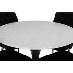 Round dining set (razzia, velvet deluxe)