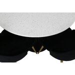 Round dining set (razzia, velvet deluxe)