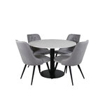 Round dining set (razzia, velvet deluxe)