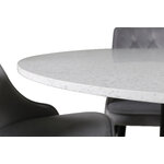 Round dining set (razzia, velvet deluxe)