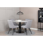 Round dining set (razzia, velvet deluxe)