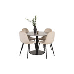 Round dining set (razzia, polar)