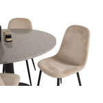 Round dining set (razzia, polar)