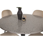 Round dining set (razzia, polar)