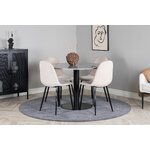 Round dining set (razzia, polar)