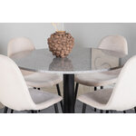 Round dining set (razzia, polar)