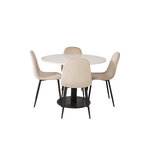 Round dining set (razzia, polar)