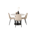 Round dining set (razzia, polar)