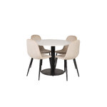 Round dining set (razzia, polar)