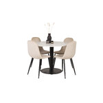 Round dining set (razzia, polar)