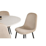 Round dining set (razzia, polar)