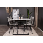 Rectangular dining set (estelle, polar)