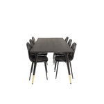 Rectangular dining set (dip, polar)