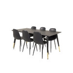 Rectangular dining set (dip, polar)