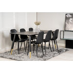 Rectangular dining set (dip, polar)