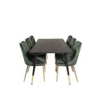 Rectangular dining set (dip, velvet deluxe)