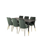 Rectangular dining set (dip, velvet deluxe)